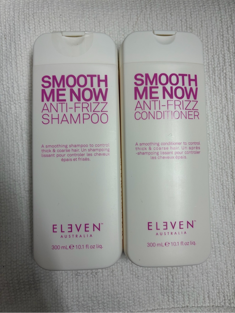 Eleven Australia Smoothing Shampoo + Conditioner Duo 300ml Each | New Sealed